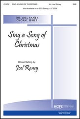 Sing a Song of Christmas SAB choral sheet music cover
